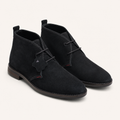 Men's Derby Chukka Boot | Cow Suede Leather | Non-Slip PU Rubber Sole