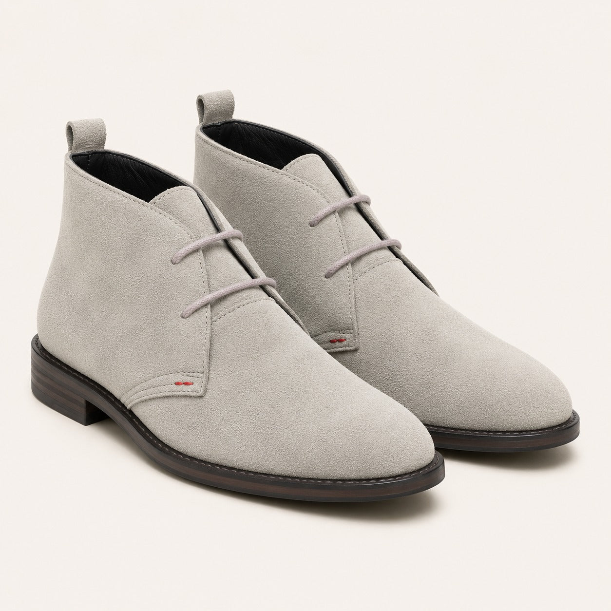 Men's Derby Chukka Boot | Cow Suede Leather | Non-Slip PU Rubber Sole