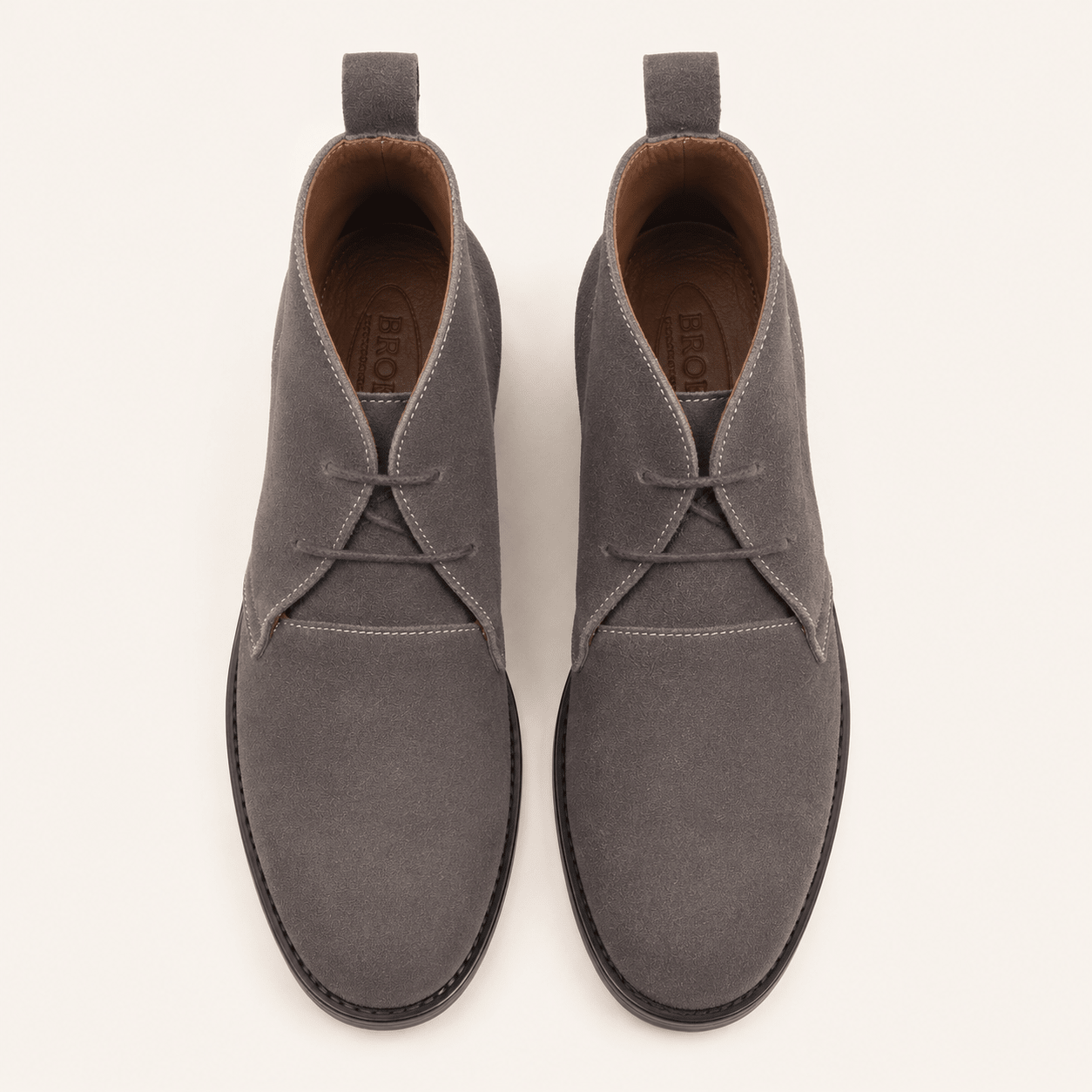 Men's Derby Chukka Boot | Cow Suede Leather | Non-Slip PU Rubber Sole - My Store