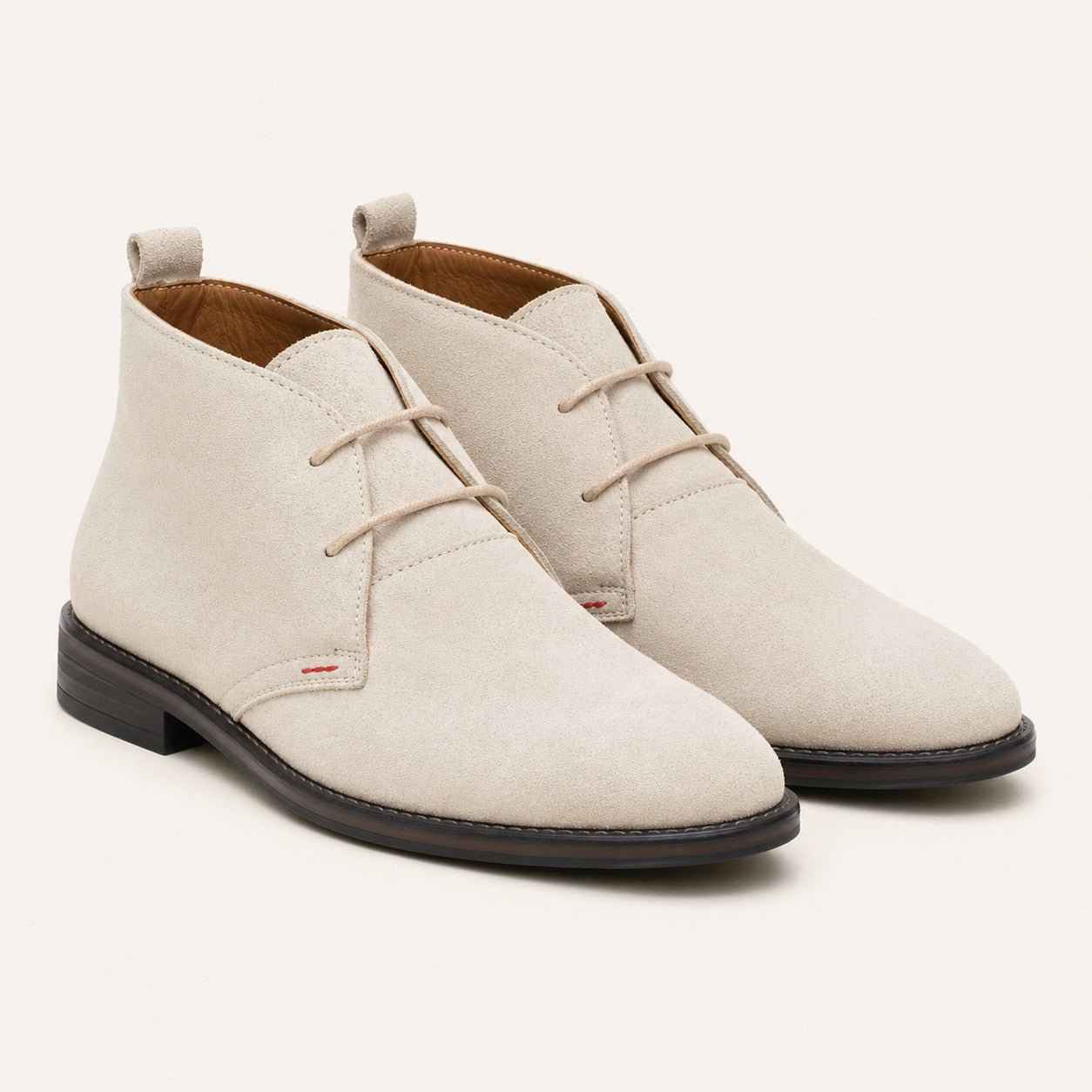 Men's Derby Chukka Boot | Cow Suede Leather | Non-Slip PU Rubber Sole