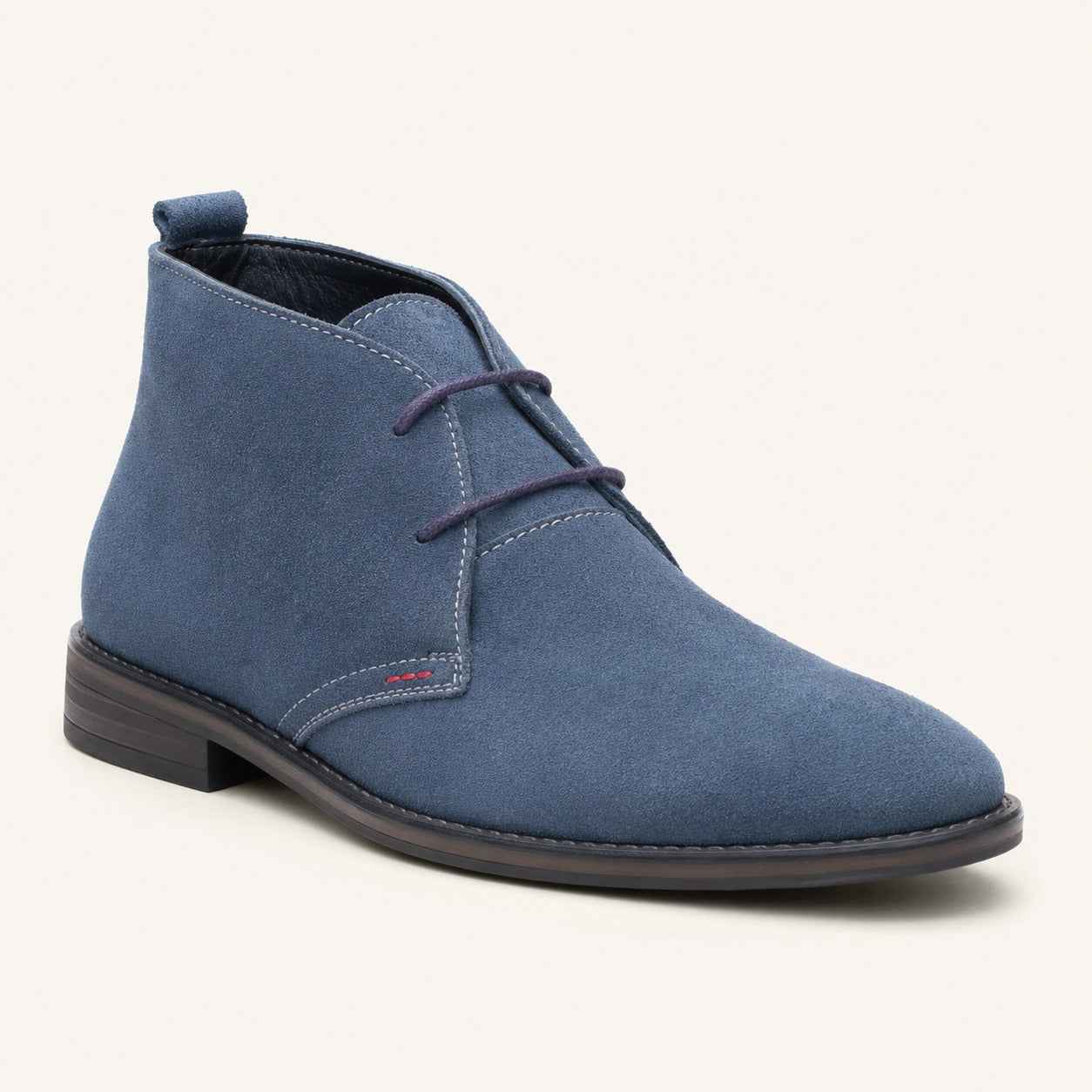 Men's Derby Chukka Boot | Cow Suede Leather | Non-Slip PU Rubber Sole