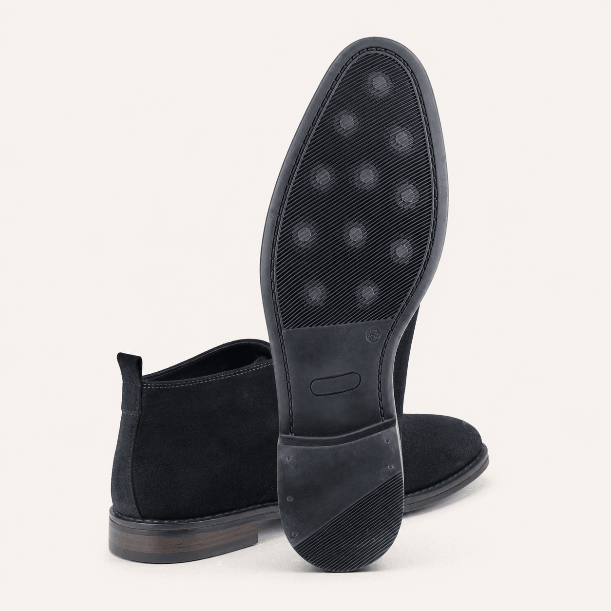 Men's Derby Chukka Boot | Cow Suede Leather | Non-Slip PU Rubber Sole - My Store