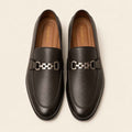 Premium Cow Milled Leather Dress Shoes with PU Sole | Men's Formal Footwear