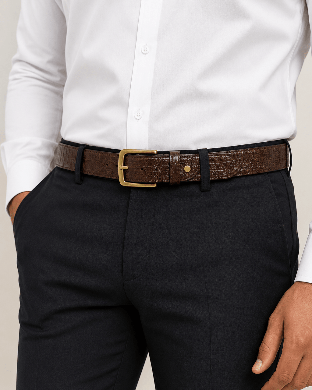 Premium Real Leather Belt for Men | Made in Italy | Imported Quality - My Store