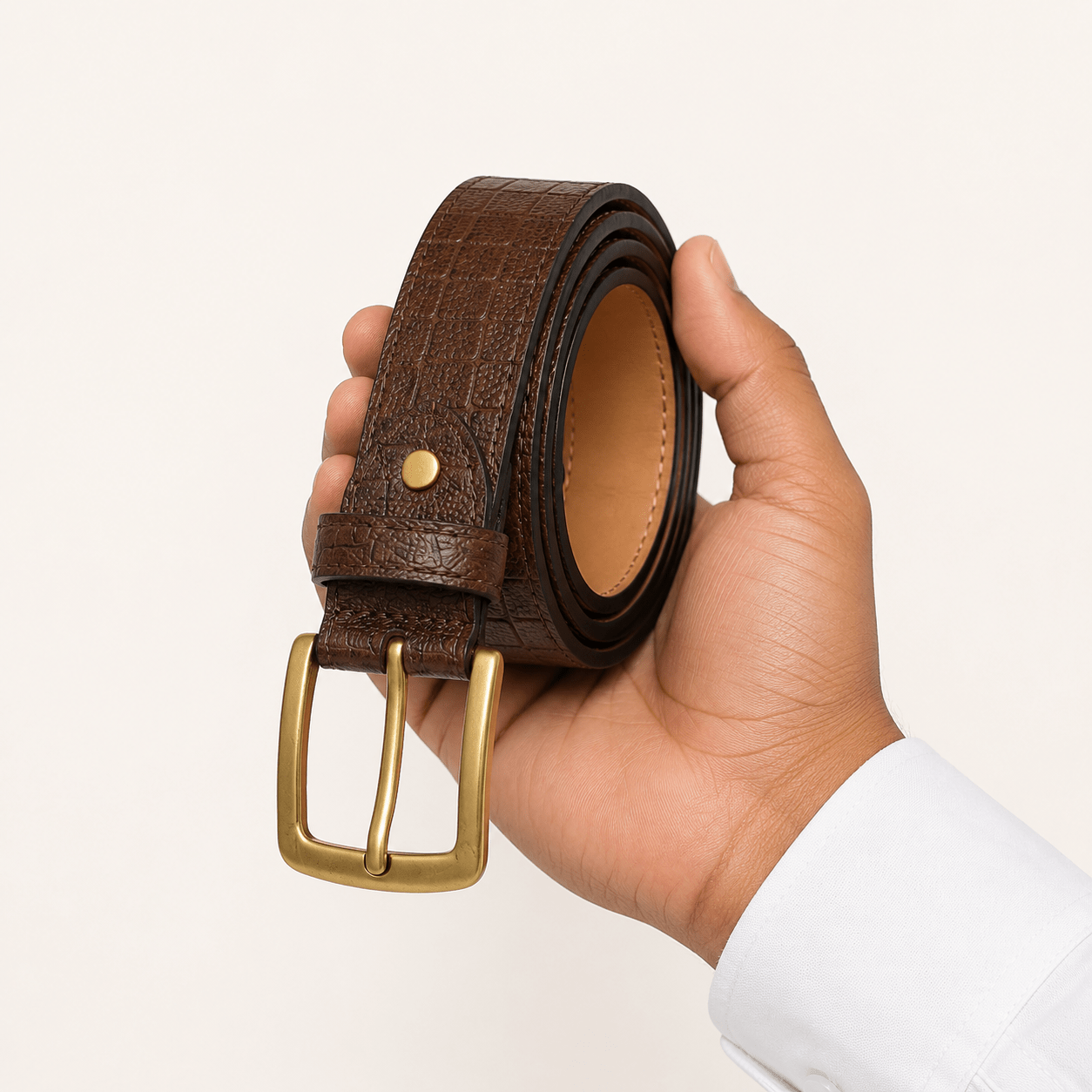 Premium Real Leather Belt for Men | Made in Italy | Imported Quality - My Store