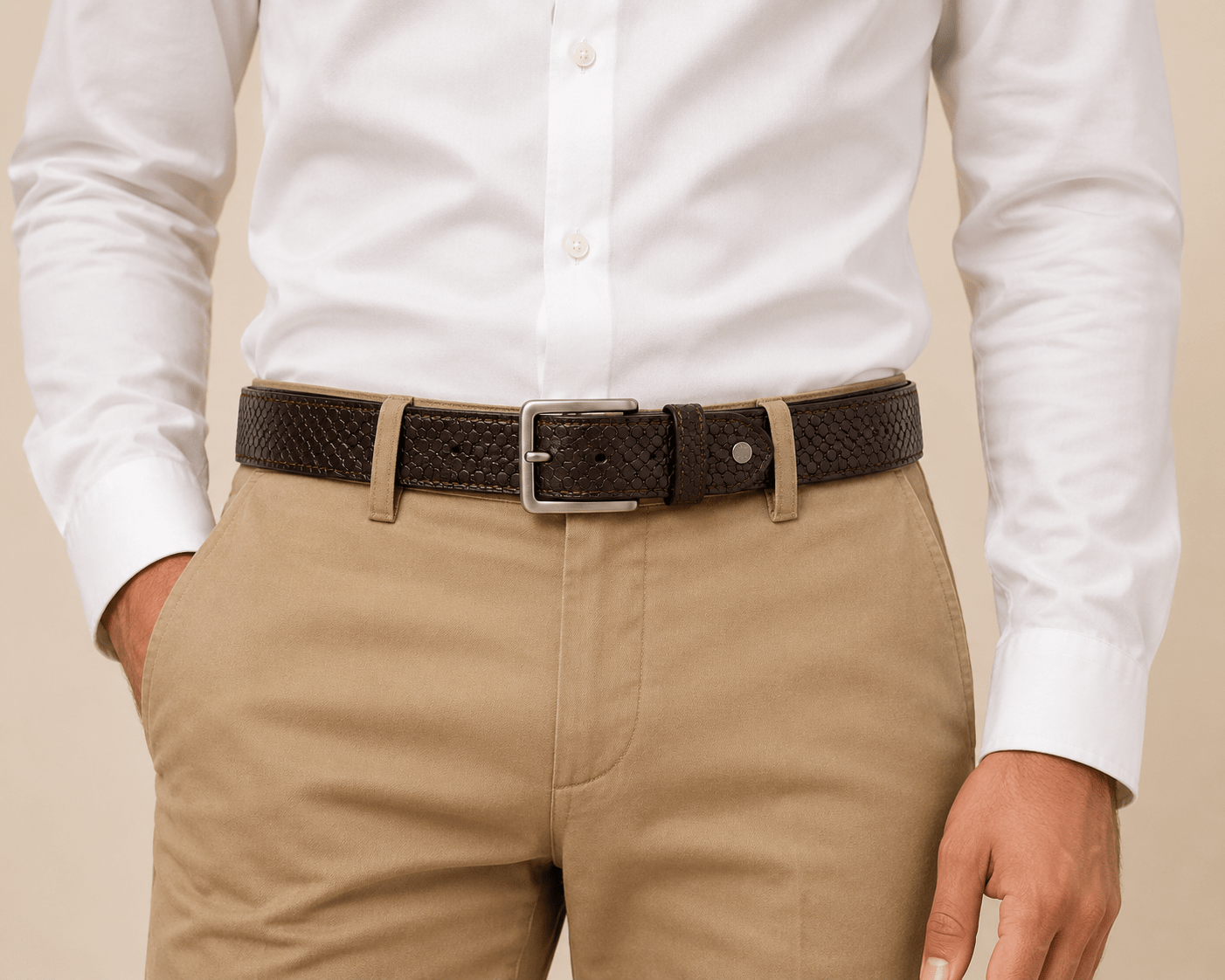 Premium Real Leather Belt for Men | Made in Italy | Imported Quality - My Store