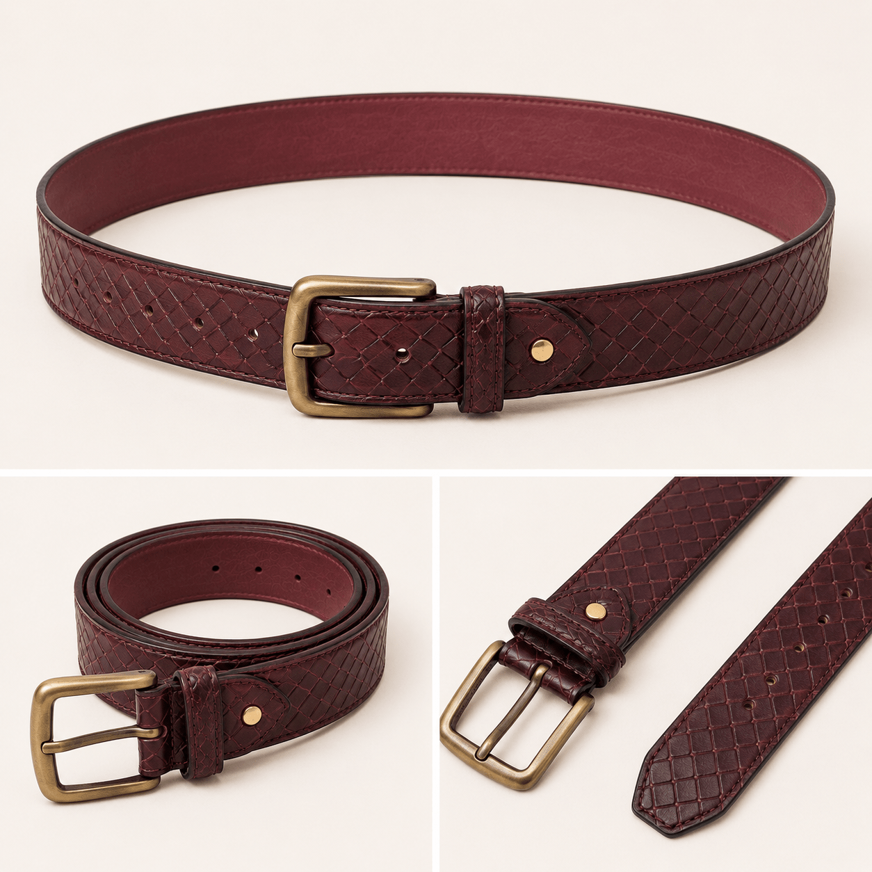 Premium Real Leather Belt for Men | Made in Italy | Imported Quality - My Store